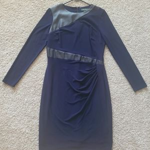 Ralph Lauren women's navy blue dress, size 12